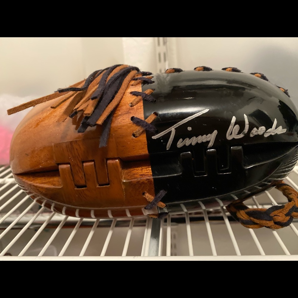 Timmy woods signed handmade purse
